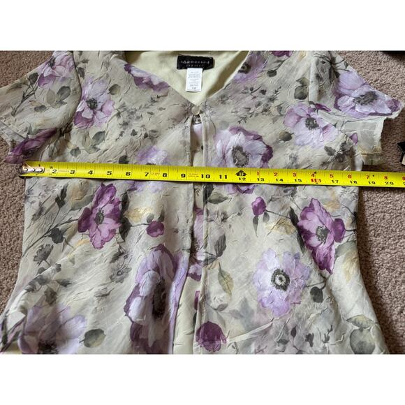 Connected Apparel Floral Maxi Dress Y2K Forest Fairy Grunge 90s Tiered Cottage - Picture 5 of 6